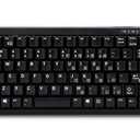Cherry G84-4100LCAUS-2 Compact Wired Keyboard - PS/2, USB, Black