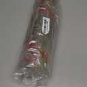 Flower Vase for Centerpieces, Plum Blossoms Flower Red Plastic Cylinder Vase, Clear Bud Vases for Home Wedding Office Table Decor (A1839)