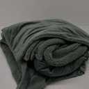 Lamb Wool Blanket, Double-layer Thick Solid Color Milk Velvet Multifunctional Single Sofa Cover Blanket Gift Blanket 90"×94"