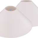 TOCHIC Empire Lamp Shades Set of 2, 4'' Top x 16'' Bottom x 9'' Slant Height Large Lamp Shade Spider Lampshades for Table Lamp Floor Lamp Beside Lamp, Spider Fitter, Cream White, 15.75 inches x 3.93 inches x 6.61 inches