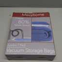 MEIQIHOME Vacuum Storage Bags, Space Saver Sealer Bags,Vacuum seal bags for clothing, Pillows, Comforters, Blankets, Bedding,Travel,7 Jumbo