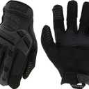 Mechanix Wear: M-Pact Covert Tactical Gloves with Secure Fit, Touchscreen Capable Safety Gloves for Men, Work Gloves with Impact Protection and Vibration Absorption (Black, Small)