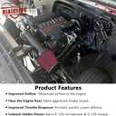 4'' LS Swap Cold Air Intake Kit, Universal Fit, Compatible with LS1 LS2 LSX LQ4 LQ9 Restomod A-Body G-Body Camaro Chevelle GTO Monte Carlo Caprice