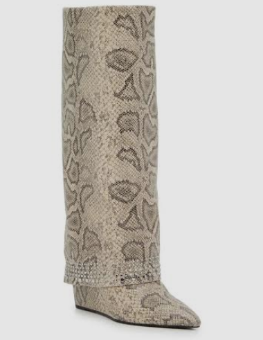 Madden Girl womens snake pattern boots, 8.5