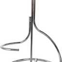 Eorbow 4 Packs Single Wine Rack Countertop, Silver Metal Small Wine Holder, Floating Wine Bottle Holder for Wine Bottle Storage, Cabinet, Pantry, Unique Tabletop Wine Rack as Gifts for Wine Lovers