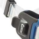 Cressi Adult Swim Goggles with Tempered Glass Lenses and No Distortion- Galileo: Made in Italy (Clear/Blue)