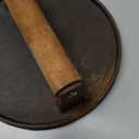 Blackstone Burger Press Set - 7" Round smash burger press & 8.3"x4.3" Rectangle Cast Iron Grill Press with Wooden Handle - Smasher is perfect for Blackstone Griddle, Pitboss Weber Griddle Grills