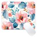 Stanoha Cute Mousepad Computer Kawaii Mousepad Floral Aesthetic Flower Girly Women Design Kids Girls Teen Pretty Modern Colorful Decorative Pink Art Small Office MouseMat for Laptop