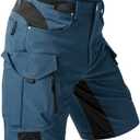 Moosehill Men's Hiking Cargo Shorts: Quick Dry Lightweight Stretch Outdoor Fishing Camping with 9 Pockets (Self-Storing), US30