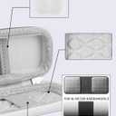 2 x Heart Rate Monitor Case KardiaMobile EKG Monitor 1L 6L, Portable Hard EVA Kardia Mobile Case with Climbing Clip, Protective KardiaMobile EKG Organizer (WHITE)