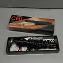 CHI Original Ceramic Flat Iron, Straightener For A Smooth Finish, Ceramic Floating Plates, Quick Heat Up, Analog On/Off Switch, 1" Black