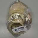 MECCANIXITY 3 Inch Unfinished Wood Rings Natural Wooden Ring Circle Flat Round Shape Ornaments Wooden Slices for Frames, DIY Crafting Projects, Painting, Home Decor, 50Pcs