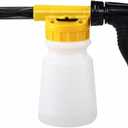Foam Cannon for Garden HoseAdjustment Ratio Dial Foam Gun,Car Wash Soap Spray Foamer Yellow