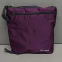 Gonex 40L 60L 80L 100L 150L Large Foldable Travel Duffle Bag with Shoes Compartment, Packable Lightweight Water Repellent Duffel Bag for Camping Gym Weekender Bag (Purple)