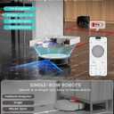 Lefant M310 Ultra Robot Vacuum and Mop, 6000Pa Suction-Slim Robotic Cleaner with ToF LiDAR Navigation, Accurate Obstacle Avoidance, WiFi/App/Alexa Control, 170min Runtime, for Pet Hair and Home, Gray