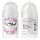 CRYSTAL Mineral Deodorant Stick - Unscented Body Deodorant With 24-Hour Odor Protection, Non-Staining & Non-Sticky, Aluminum Chloride & Paraben Free, 4.25 oz, (2 Pack)