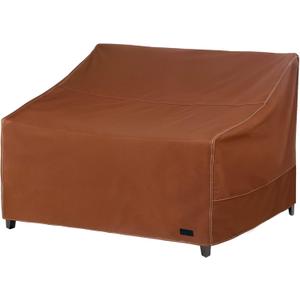 NettyPro Patio Sofa Bench Cover, Waterproof 600D Heavy Duty Outdoor Furniture 3 Seater Couch Cover, 79" Wx 38" Dx 35" H, Brown