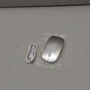 Wireless Mouse for Laptop/MacBook Air/Pro & iPad, Mouse Jiggler Mode Bluetooth 5.2/2.4G Rechargeable Silent Click 3-Level DPI Slim Portable USB-A&C Receiver (Mouse Jiggler Mode, Silver)