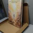 4Pcs Framed Jesus Poster Minimalist Christian Motivational Earth Tone Verse and Bible Stories Scripture Canvas Painting Wall Art for Living Room Bedroom Church Decoration8x10in unframed (Beige)