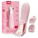 LGTGH Bikini Trimmer for Women: Mirror Electric Shaver for Body Pubic Hair with LED Light, IPX7 Waterproof Portable Lady Facial Razor with Ceramic Blade, Rechargeable Body Groomer for Leg, Arm, Underarm