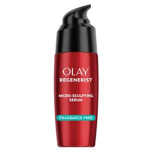 Olay Regenerist Micro Sculpting Serum, Face Serum for Women, Fragrance Free, Anti Aging, Anti Wrinkle, Firming Skin Care Triple Collagen Cream, Peptide, Niacinamide, 1.7 Oz