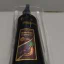 Dark Coffee Hair Dye Shampoo for Gray Coverage, Herbal Hair Color Shampoo Works in Minutes, Brown Hair Shampoo for All Hair Types, Lasting Shampoo Hair Dye