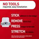 Command Broom Grippers, 3 Hangers and 6 Strips, Damage-Free Mop and Broom Holder Wall Mount, Household Cleaning Tool Organizer for Kitchen, Laundry Room, Closet, Holds up to 4 lb