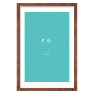 LaVie Home 24x36 Picture Frame Brown Poster Frame,Display Pictures 20x30 with Mat or 24x36 Without Mat, Stable and Sturdy Frame and Polished Plexiglass, Horizontal and Vertical Format of The Walls