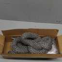 Wood Stove Door Gasket, 1" Wood Stove Gasket Rope Seal for Woodburning Stoves, Heat Resistance Fiberglass Gasket Replacement for Wood Stoves and Fireplaces(1" x 98" Rope)