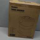 Large Towel Warmer for Bathroom - 27L Foldable Towel Warmer Bucket with LCD Display & Remote Control, Auto Shut Off, Fits Up to Two 40"X70" Oversized Towels, Bathrobes, Blankets, and More