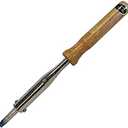 Leponitt 100 Watt Heavy Duty Soldering Iron, 1000 Degree, 5/16" Chisel Tip, Wood Handle, Stained Glass Supplies and More