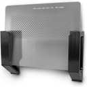 BRAINWAVZ Screwless 1.5" Wide Cable Box Mount, Modem, Router, Mesh, Streaming Media Devices & More Wall Mount | Wall Mount Any Device Upto 1.5" Wide & 4lb in Weight, Strong VHB Adhesive, No Tools