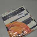 Fall Pumpkin Pillow Cover 18x18 Fall Decor Cushion Cover Autumn Stripe Throw Pillow Cover Thanksgiving Farmhouse Decorative Cushion Cases 18x18 Set of 4 (Dark Tones)