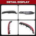 Nakkaa Left Rear Bumper Reflector 68105145AC Compatible with Cherokee 2014 2015 2016 2017 2018 Driver Side