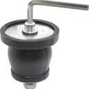 Expandable Mechanical Seal Cleanout Pipe Plug-Rubber Expansion Scupper Plugs & Removable Stainless Steel Allen Wrench Handle, 2-1/16 to 2-9/16 in Sewer Cap Cover, Winterizing Pool Boat Plugs (DL52-Fit 2.05"~2.56"(52~65mm))