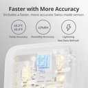 SwitchBot Thermometer Hygrometer, Bluetooth Indoor Humidity Meter and Temperature Sensor with App Control, Large LCD Display, Notification Alerts, Data Storage Export, Remote Monitor for Home (2 Pack)