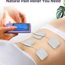 TENKER TENS Unit Muscle Stimulator, 24 Modes TENS EMS Machine for Shoulder, Sciatica, Back Pain Relief, Rechargeable Electronic Pulse Massager with 2"x2" and 2"x4" Electrode Pads