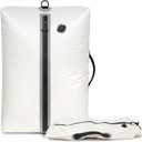 BAGAIL TPU Vacuum Bag for Travel, Reusable Compression Bag with IPX8 Waterproof Zipper, Save Space for Suitcase, Backpack and Carry on (White, ExtraLarge, No Pump)