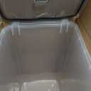 Mighty Tuff 35 lb Pet Food Storage Container with Airtight Lid, Clear, Large