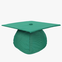 Unisex Adult Matte Graduation Cap with Tassel Year Charm 2025 Pack of 2