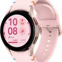 SAMSUNG Galaxy Watch FE 40mm Bluetooth AI Smartwatch w/Fitness Tracking, BIA Sensor, Personalized HR Zones, Heart Rate Tracker, Sleep Monitor, Latin American Version, 2024 (Pink Gold)