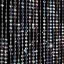 3FTx6.5FT 45Strands Crystal Beaded Curtain Door Beads Clear Acrylic Beads Hanging Room Divider Crystal Iridescent Diamond Cut Curtain Doorway Curtain for Room Doorway Divider Party Decor (35.4"W x 78.7"L (Pack of 1))