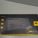 Wireless Keyboard and Mouse Combo, E-YOOSO Full-Sized Computer Wireless Keyboard and Optical Mouse, 2.4Ghz USB Lag-Free Cordless Combo, for Windows, Mac OS PC/Desktop/Laptop