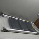 HBTower Step Ladder, Folding Step Stool with Wide Anti-Slip Pedal, Sturdy Steel Ladder, Convenient Handrail, Lightweight, Portable Steel Step Stool (Black)