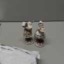 Braxio Gingerbread Christmas Decor Gifts for Women - 2Pc Resin Gingerbread Mr,Santa and Mrs.Santa Christmas Collectible Figurines Christmas Decorations Indoor Home Decor