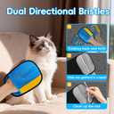 2 x Pet Hair Removal Glove, Magic Brush Electrostatic Mitt, Pet Hair Remover Tool for Dog & Cat, Reusable Pet Hair Gloves Pet Grooming Needs, Fur Remover for Couch, Clothing, Carpet & Car Seat