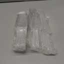 Suclain Disposable Cake Cutter 9.1 Inch Plastic Cake Server Cutting Plastic Spatula Knives Pie Pizza Pastry Slicer Serving Utensils for Kitchen Wedding(Clear,16 Pieces)