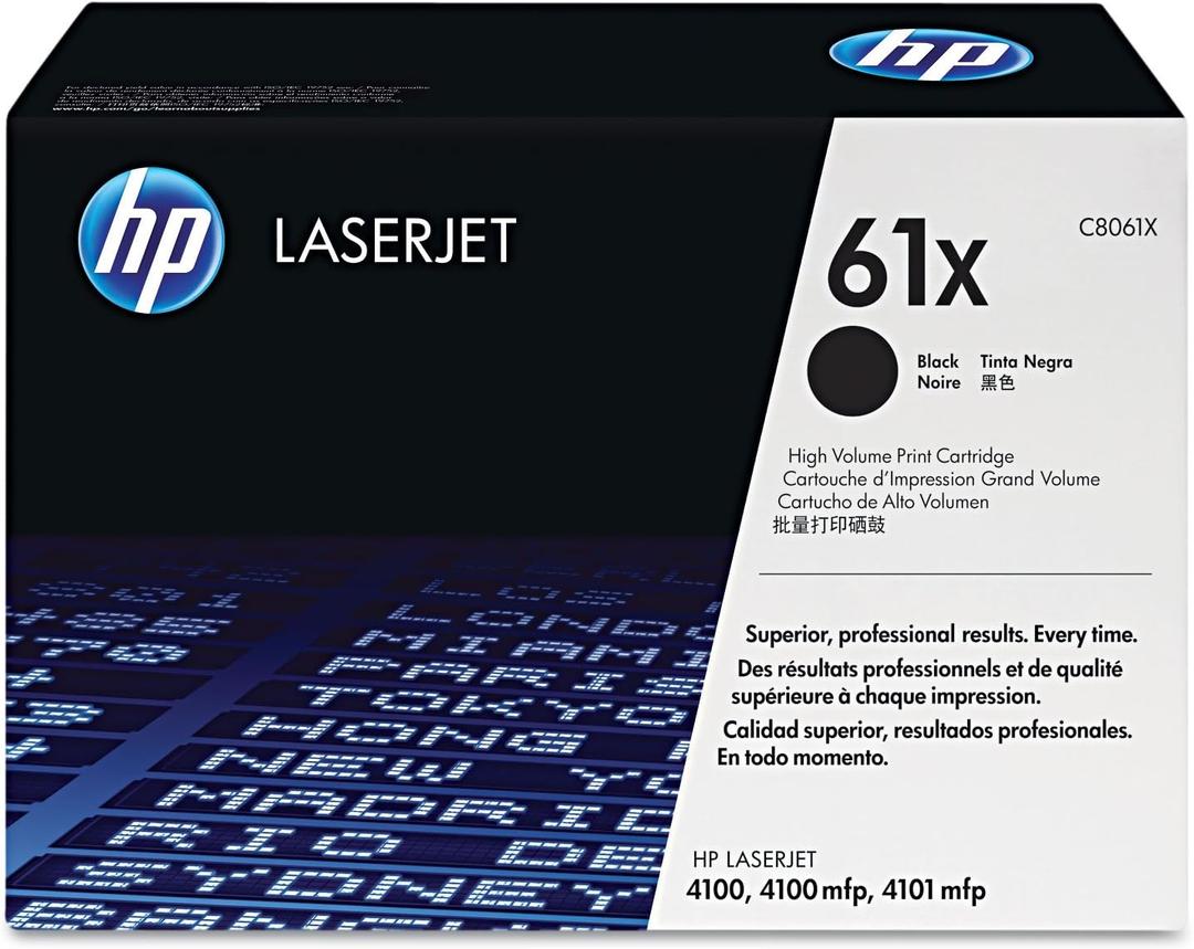 HP C8061X (61X) 4100/4101 High Yield Black Toner Cartridge