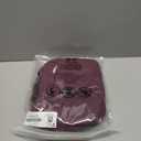 Insulated Lunch Bag for Women, Portable Lightweight Lunch Box for Adults, Reusable Small Lunch Tote Cooler Bags with Front Zipper Pocket for Work School Picnic, Wine Red