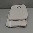 H.VERSAILTEX Polyester Blackout Curtains 96 Inches Long, 100% Absolutely Blackout Elegant Curtains for Bedroom, Thermal Insulated Linen Drapes Grommet Curtains with White Liner, 2 Panels, Natural